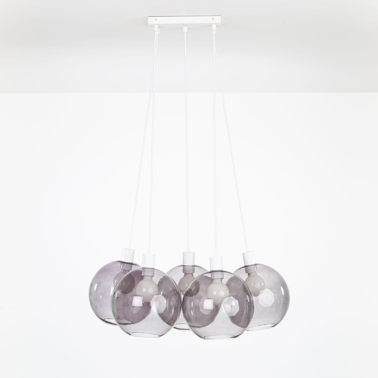 AiO Dash Multiport Chandelier - 10 Inch Glass Globe