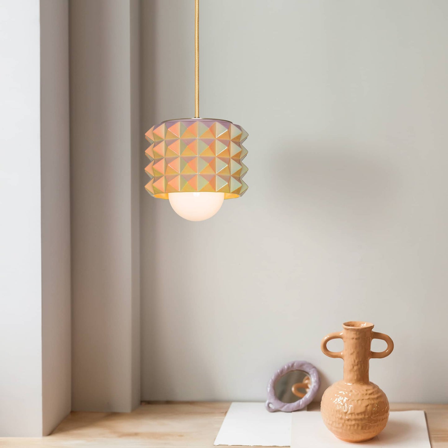 Prism Pendant Light | Modern Science Project + Color Cord Company