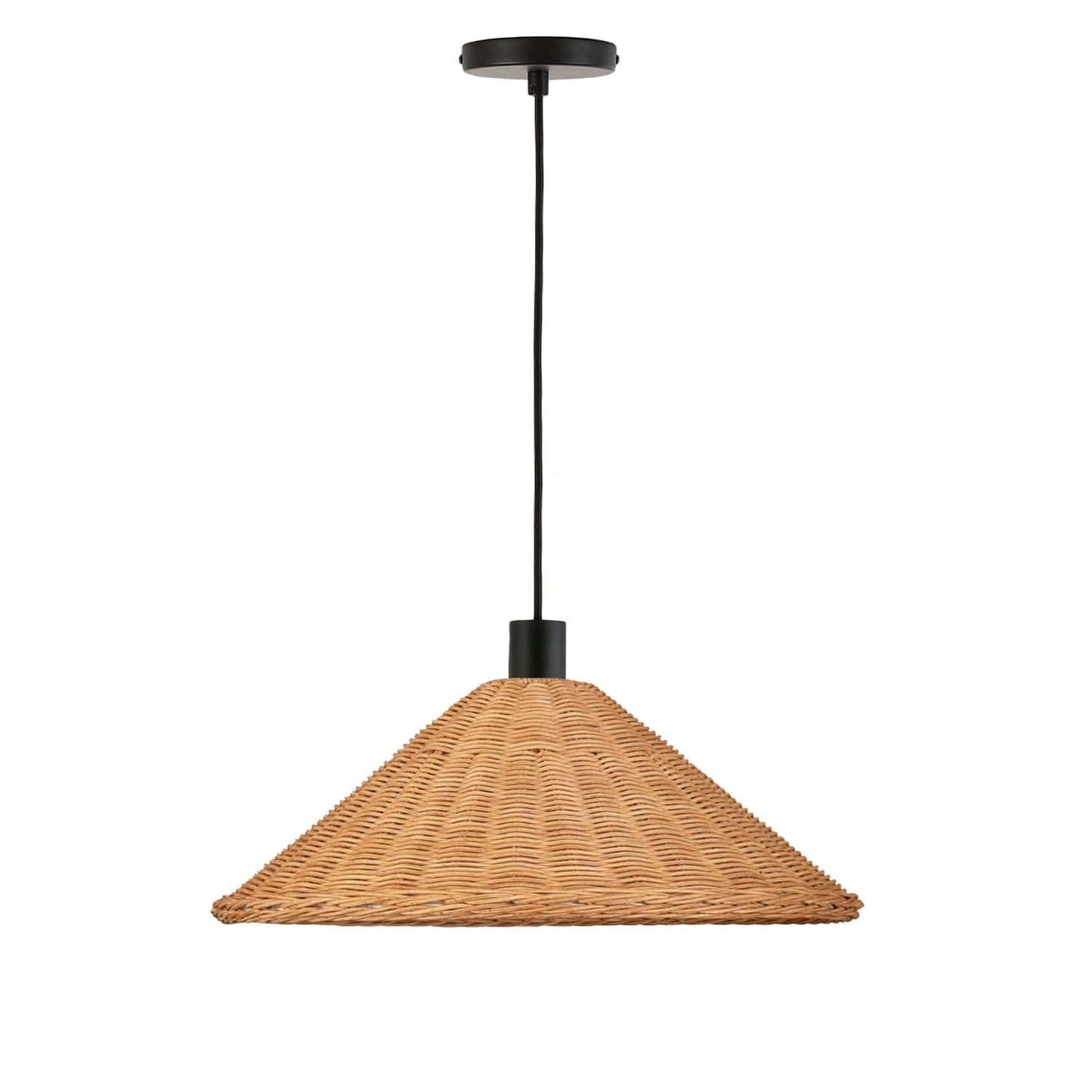 AiO Wicker Empire Shade Ceiling Pendant