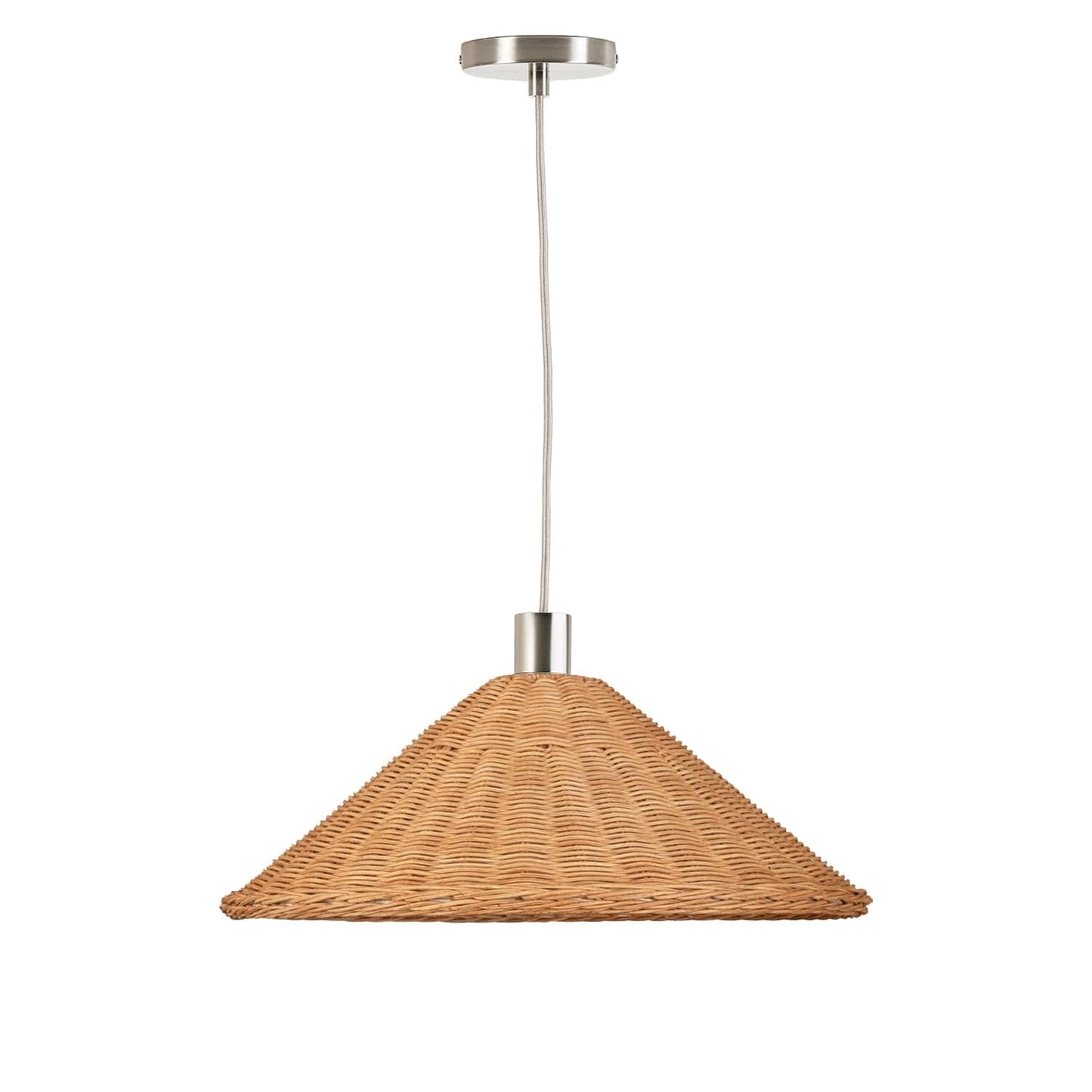 AiO Wicker Empire Shade Ceiling Pendant