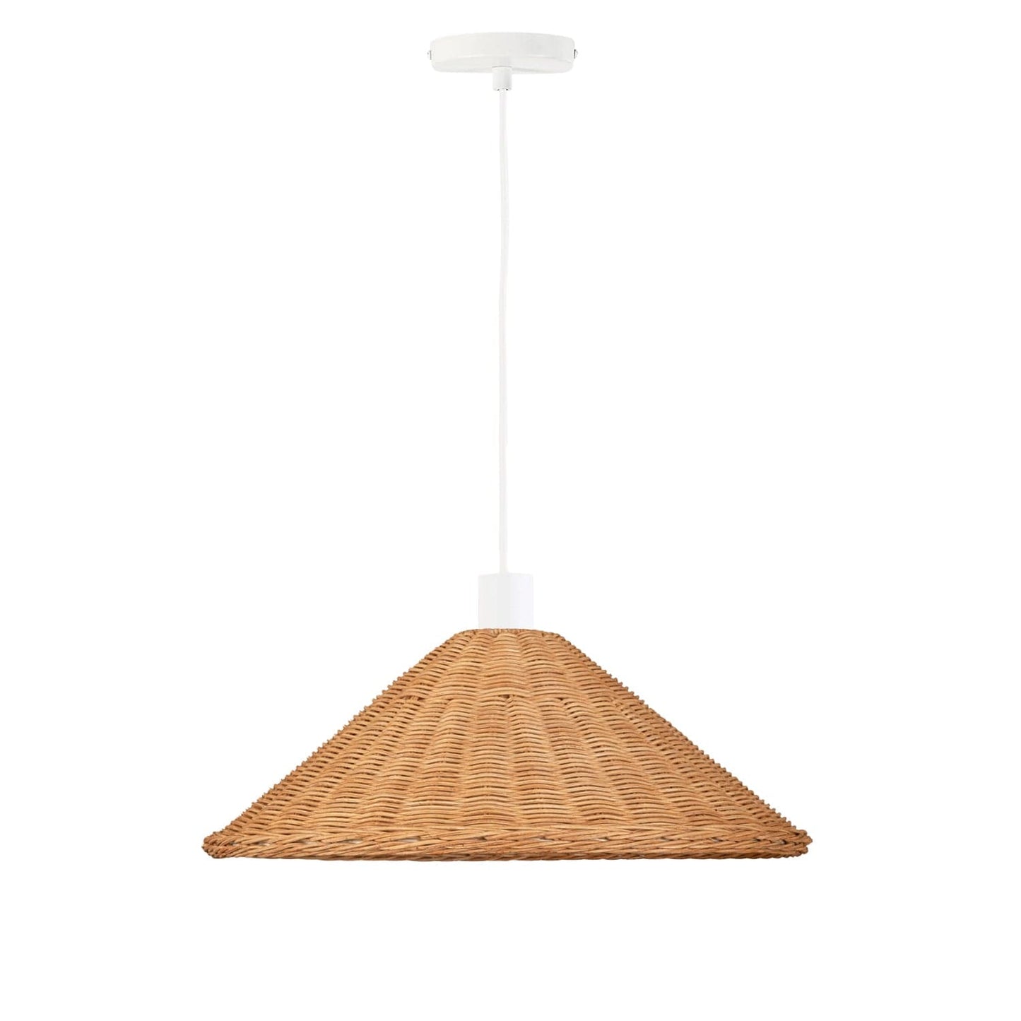 AiO Wicker Empire Shade Ceiling Pendant