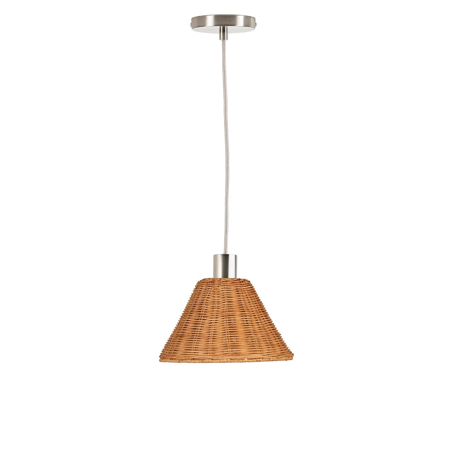 AiO Wicker Empire Shade Ceiling Pendant