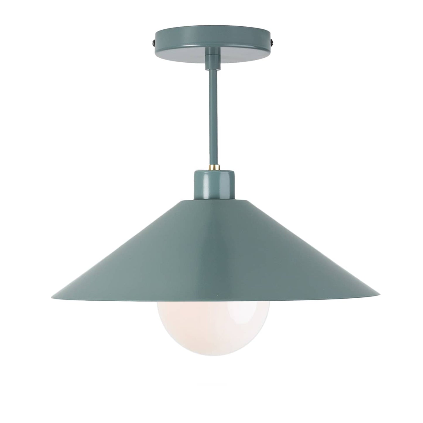 Boutique Post Slope Shade Flush Mount Pendant