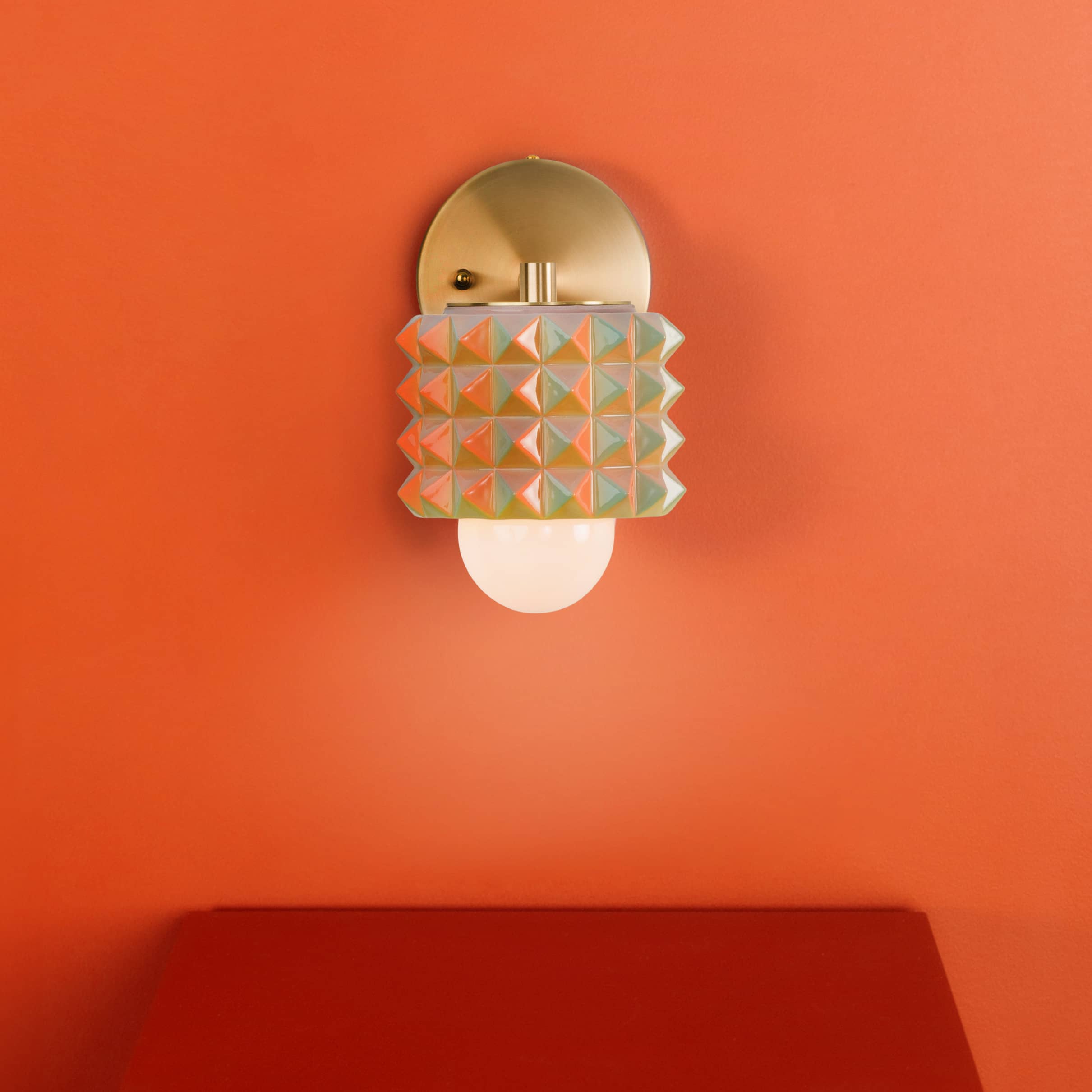 Prism Mini Solo Sconce | Modern Science Project + Color Cord Company