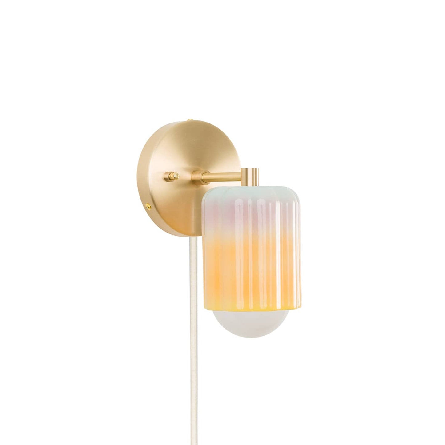 Smoothie Mini Solo Plug-In Sconce | Modern Science Project + Color Cord Company