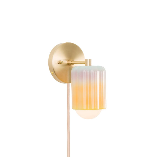 Smoothie Mini Solo Plug-In Sconce | Modern Science Project + Color Cord Company