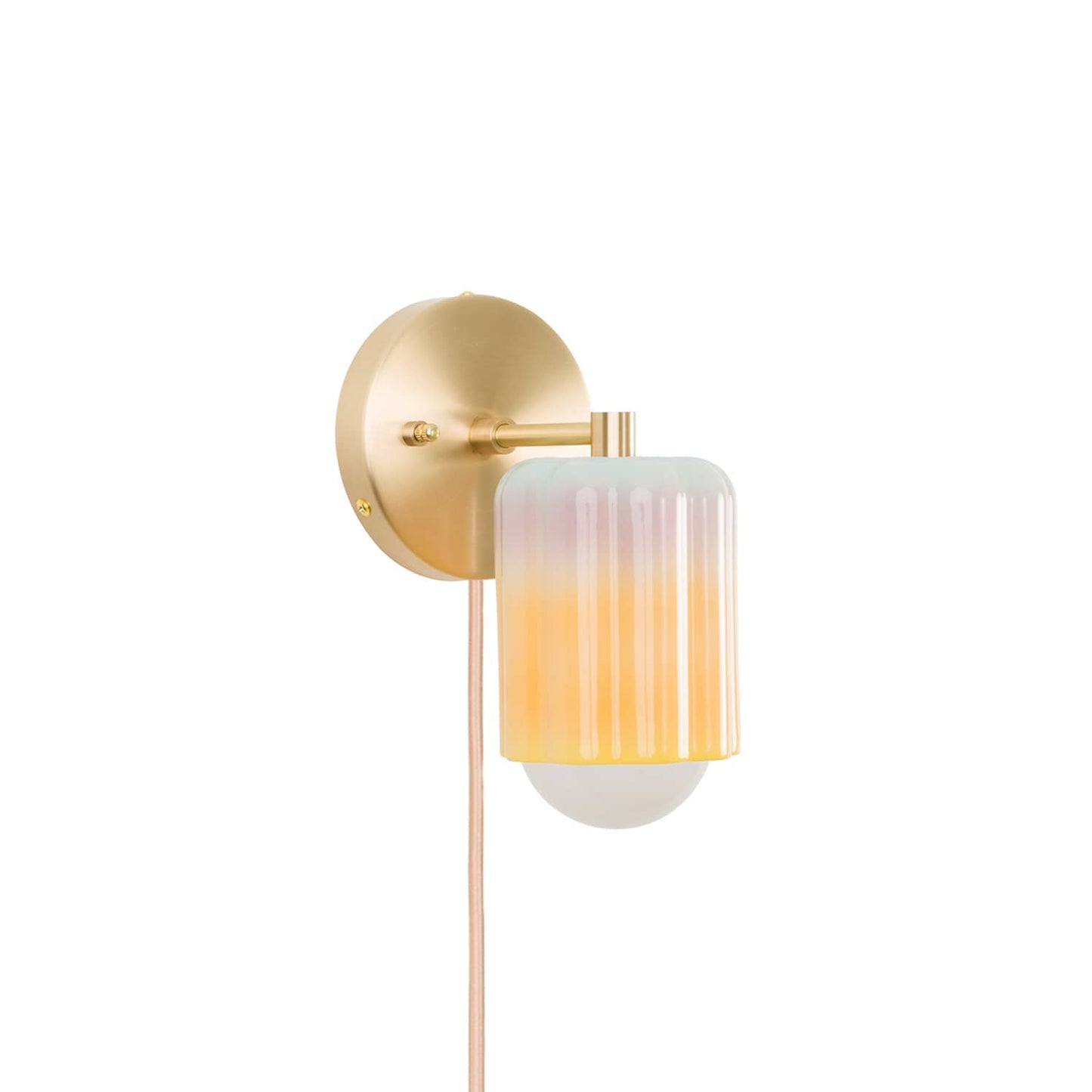 Smoothie Mini Solo Plug-In Sconce | Modern Science Project + Color Cord Company