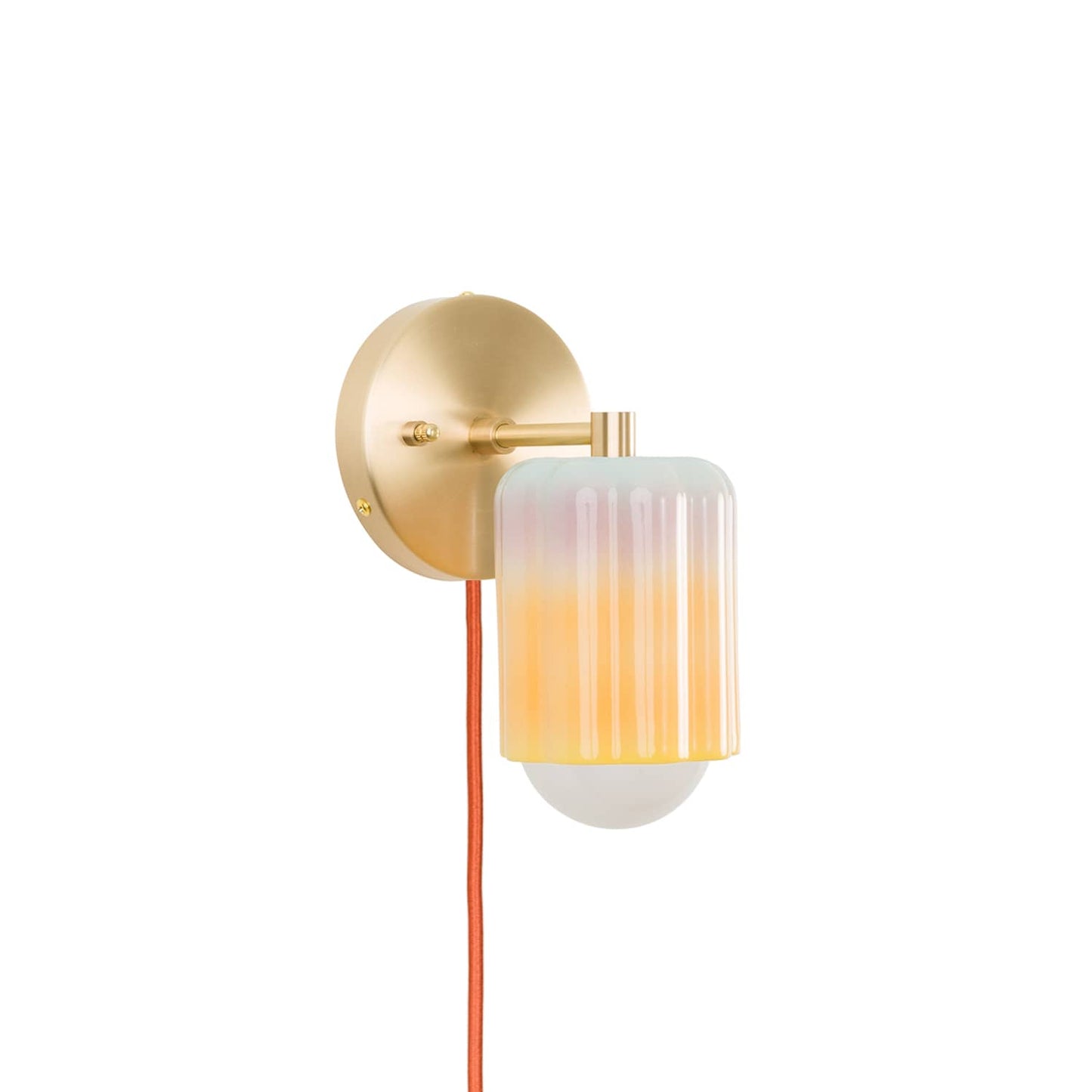 Smoothie Mini Solo Plug-In Sconce | Modern Science Project + Color Cord Company