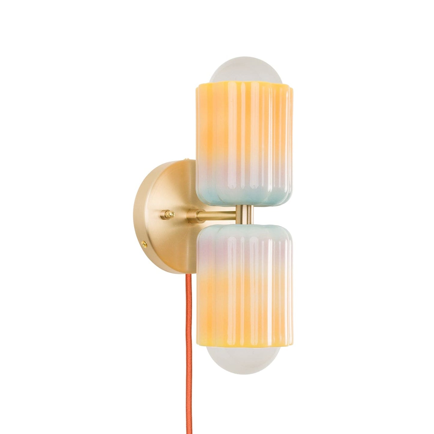 Smoothie Mini Duo Plug-In Sconce  | Modern Science Project + Color Cord Company