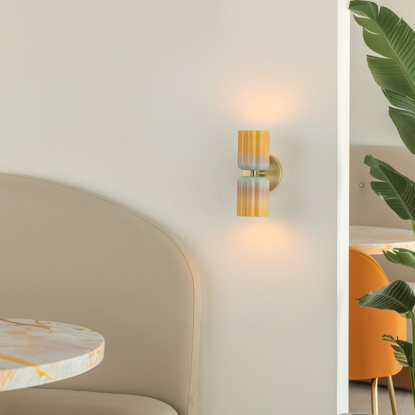 Smoothie Mini Duo Sconce | Modern Science Project + Color Cord Company