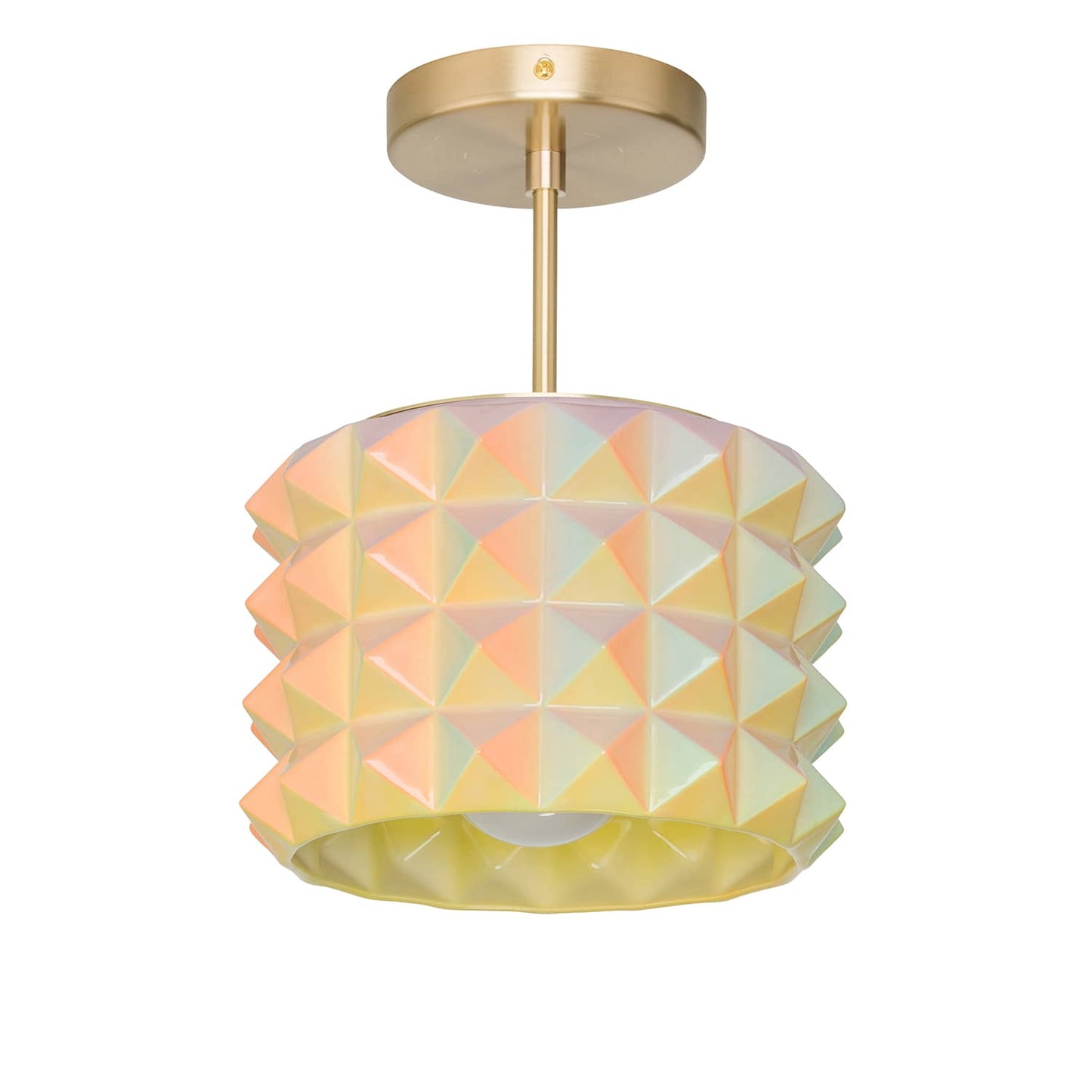 Prism Post Pendant | Modern Science Project + Color Cord Company