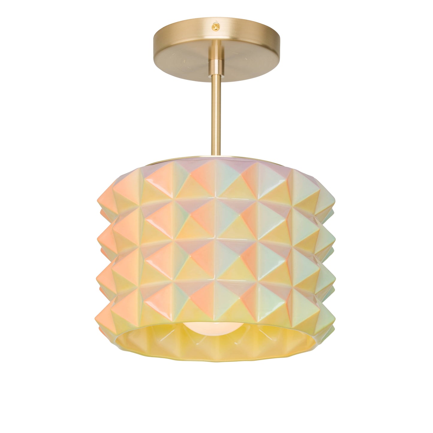 Prism Post Pendant | Modern Science Project + Color Cord Company