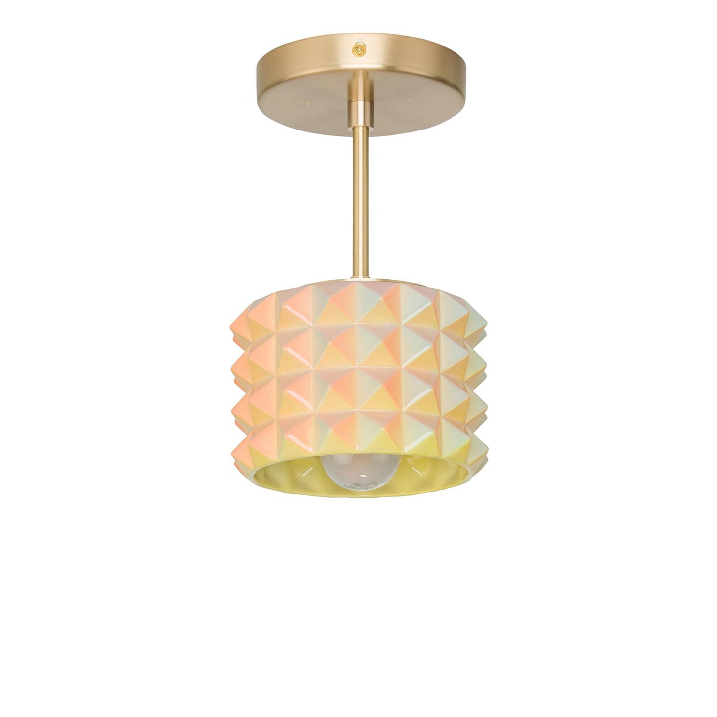 Prism Post Pendant | Modern Science Project + Color Cord Company