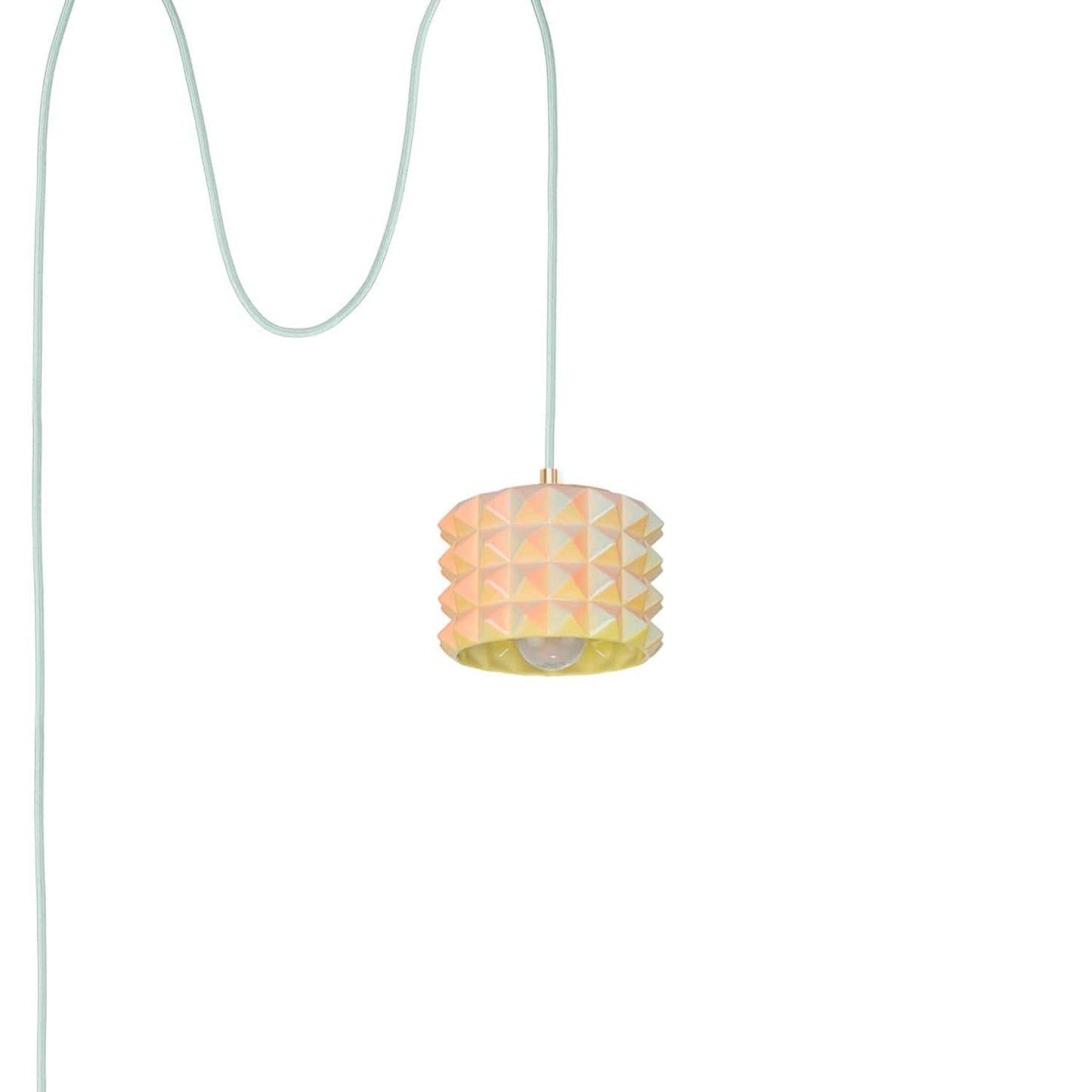 Prism Plug-In Pendant Light | Modern Science Project + Color Cord Company