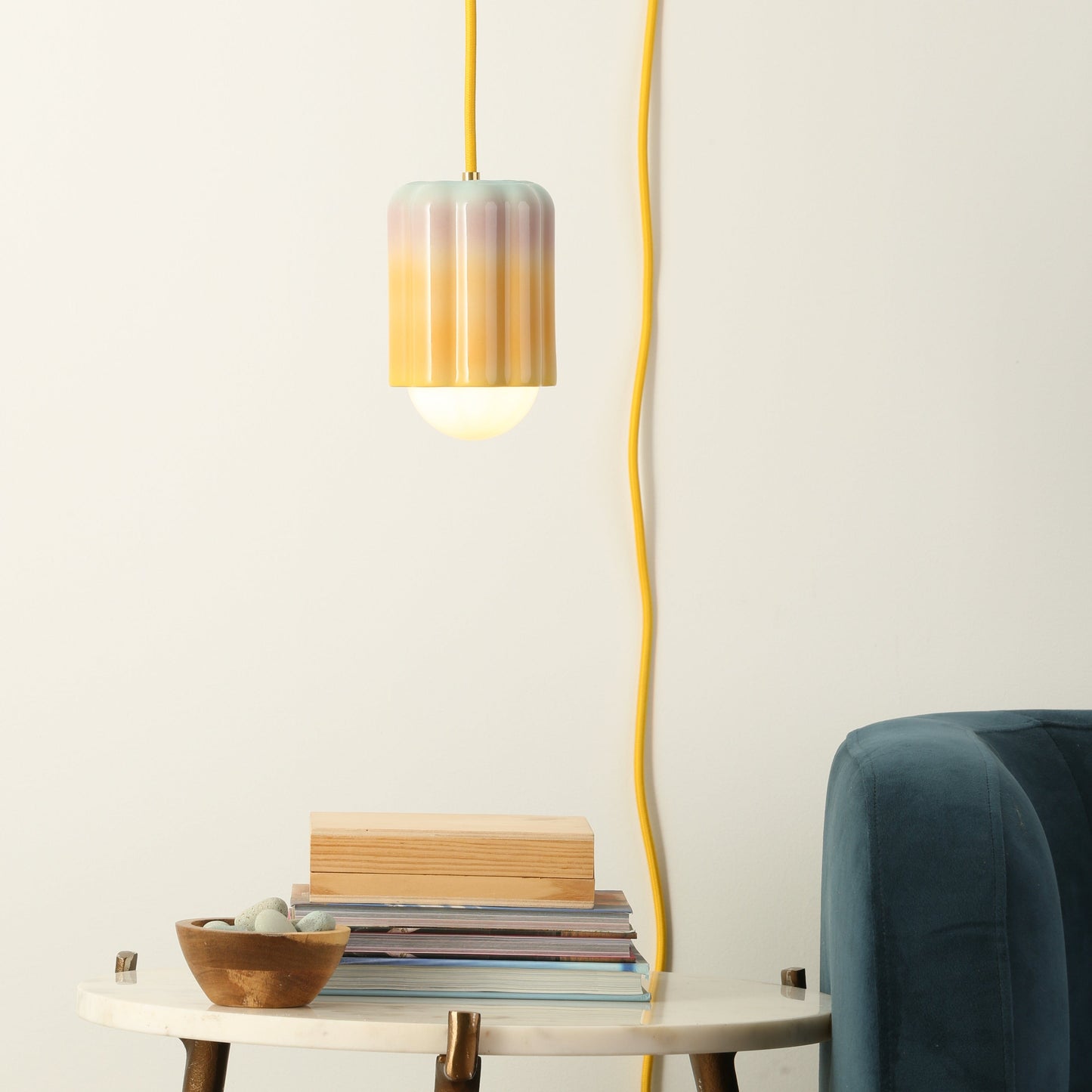 Smoothie Plug-In Pendant Light | Modern Science Project + Color Cord Company