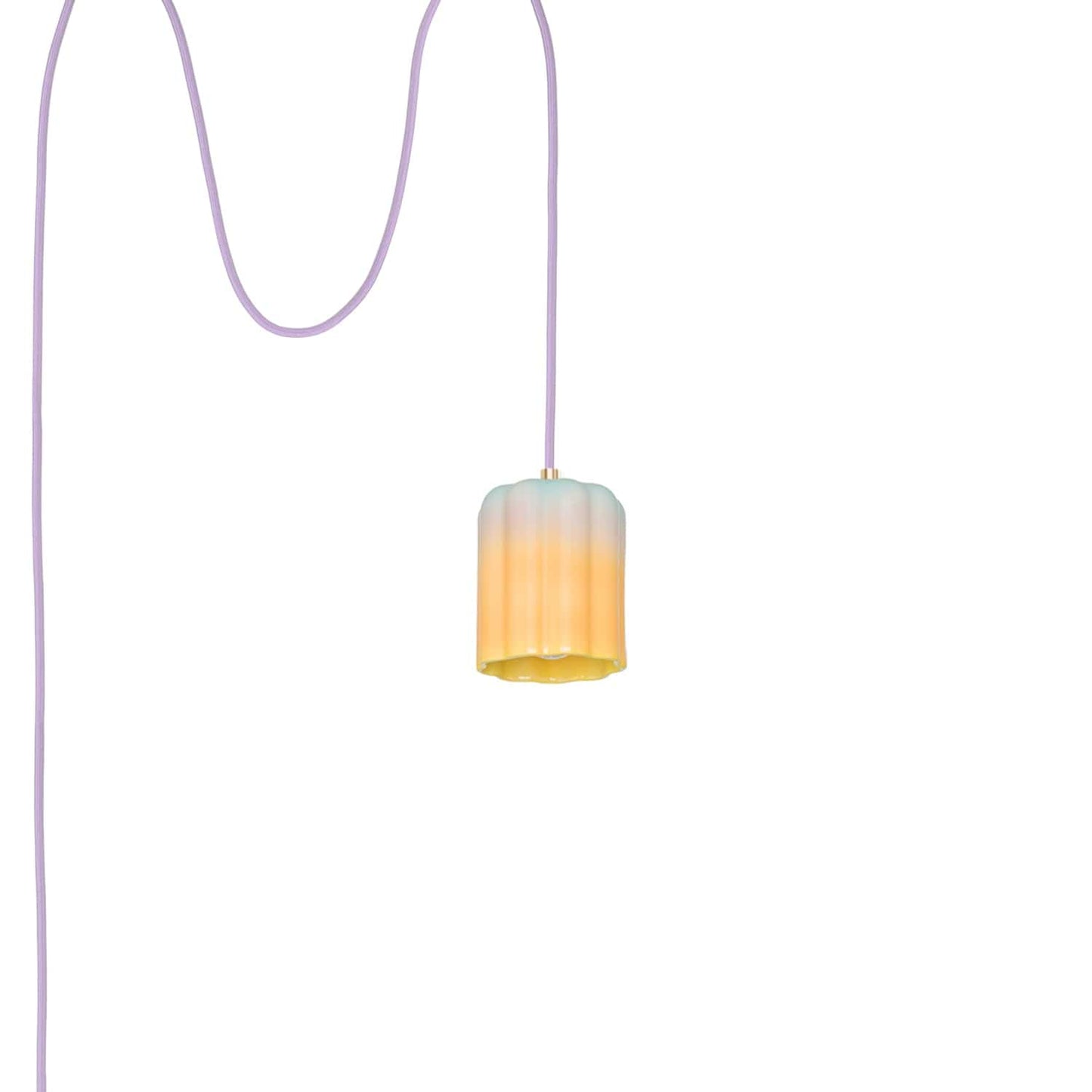 Smoothie Plug-In Pendant Light | Modern Science Project + Color Cord Company