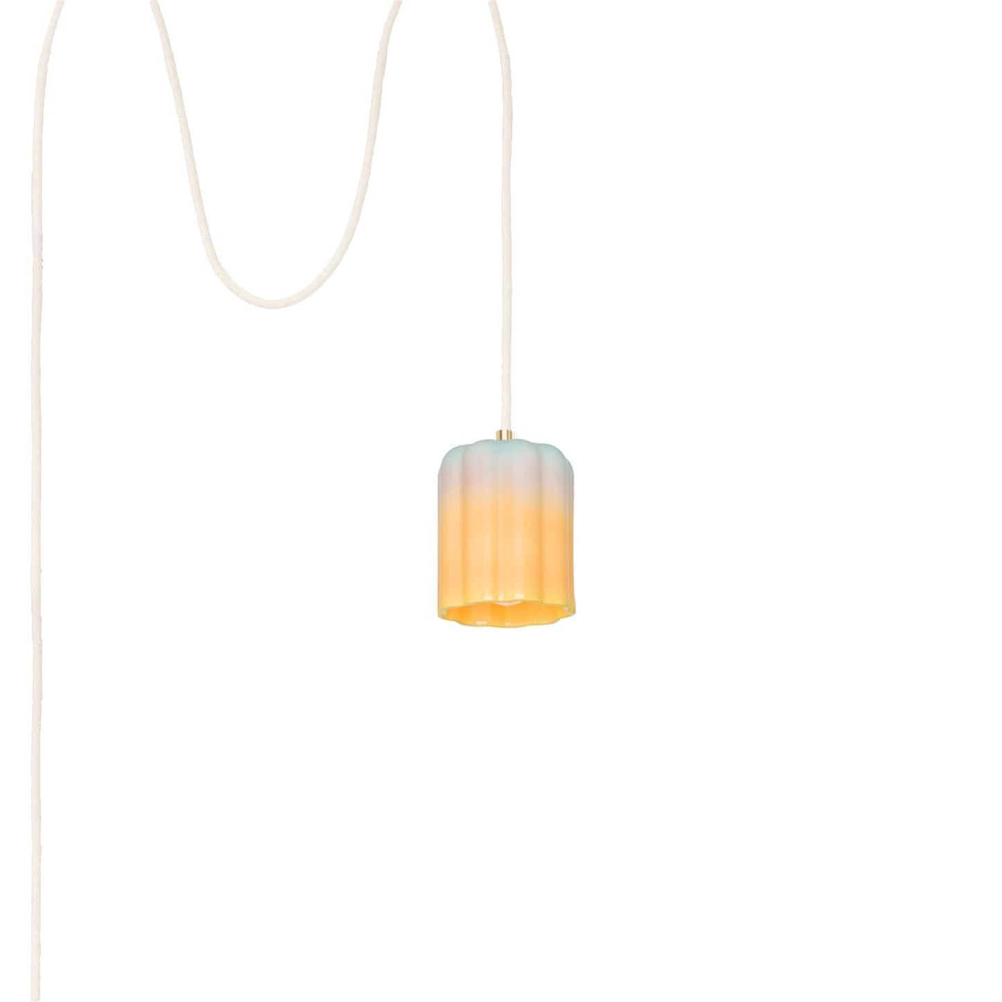 Smoothie Plug-In Pendant Light | Modern Science Project + Color Cord Company