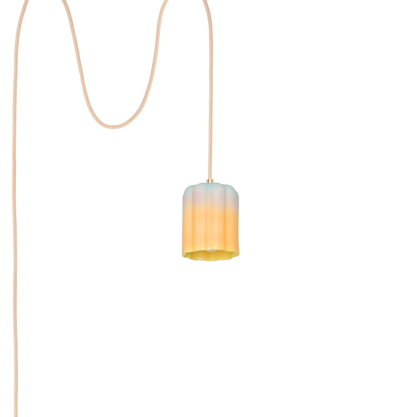 Smoothie Plug-In Pendant Light | Modern Science Project + Color Cord Company