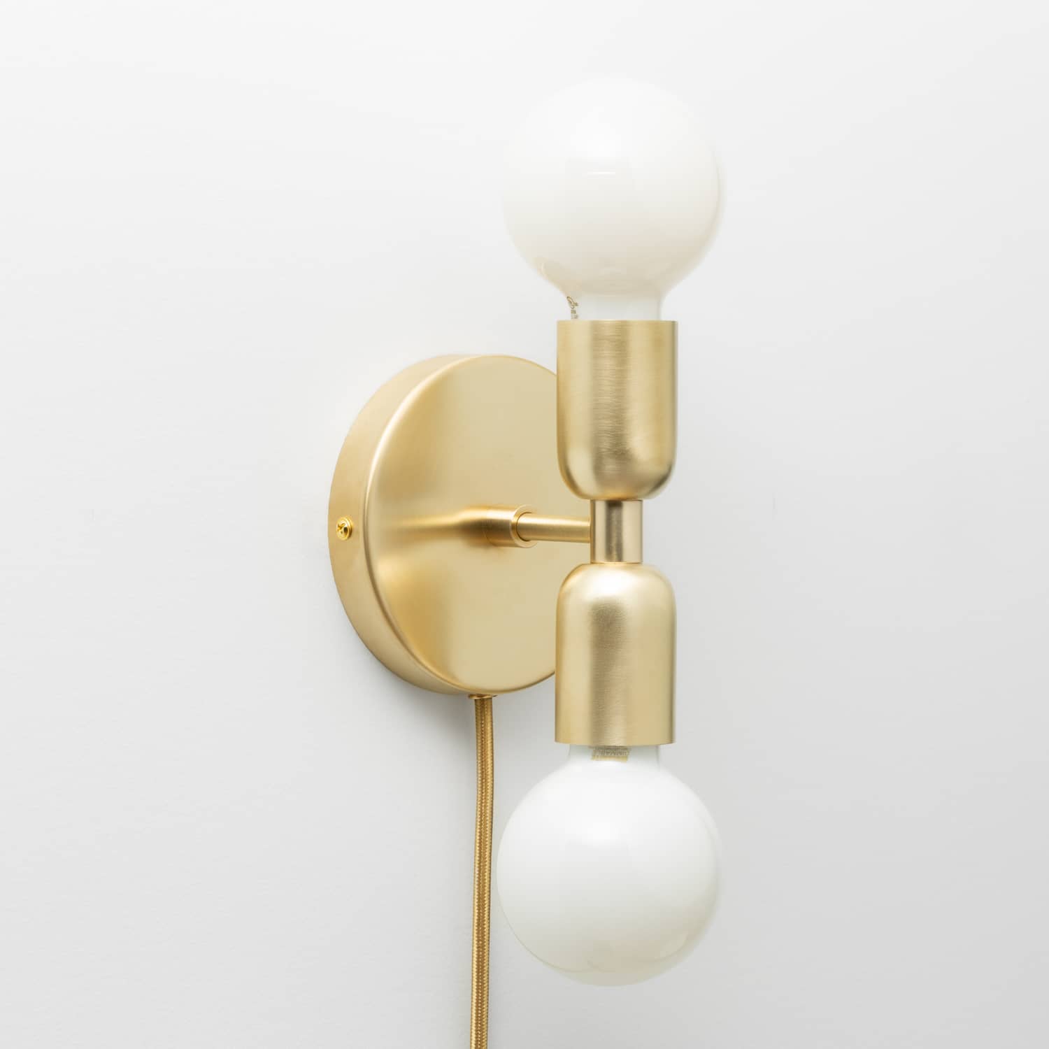 Small Wall Sconce Plug In | Shop Color Cord Company