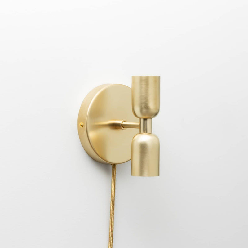 Small Wall Sconce Plug In | Shop Color Cord Company