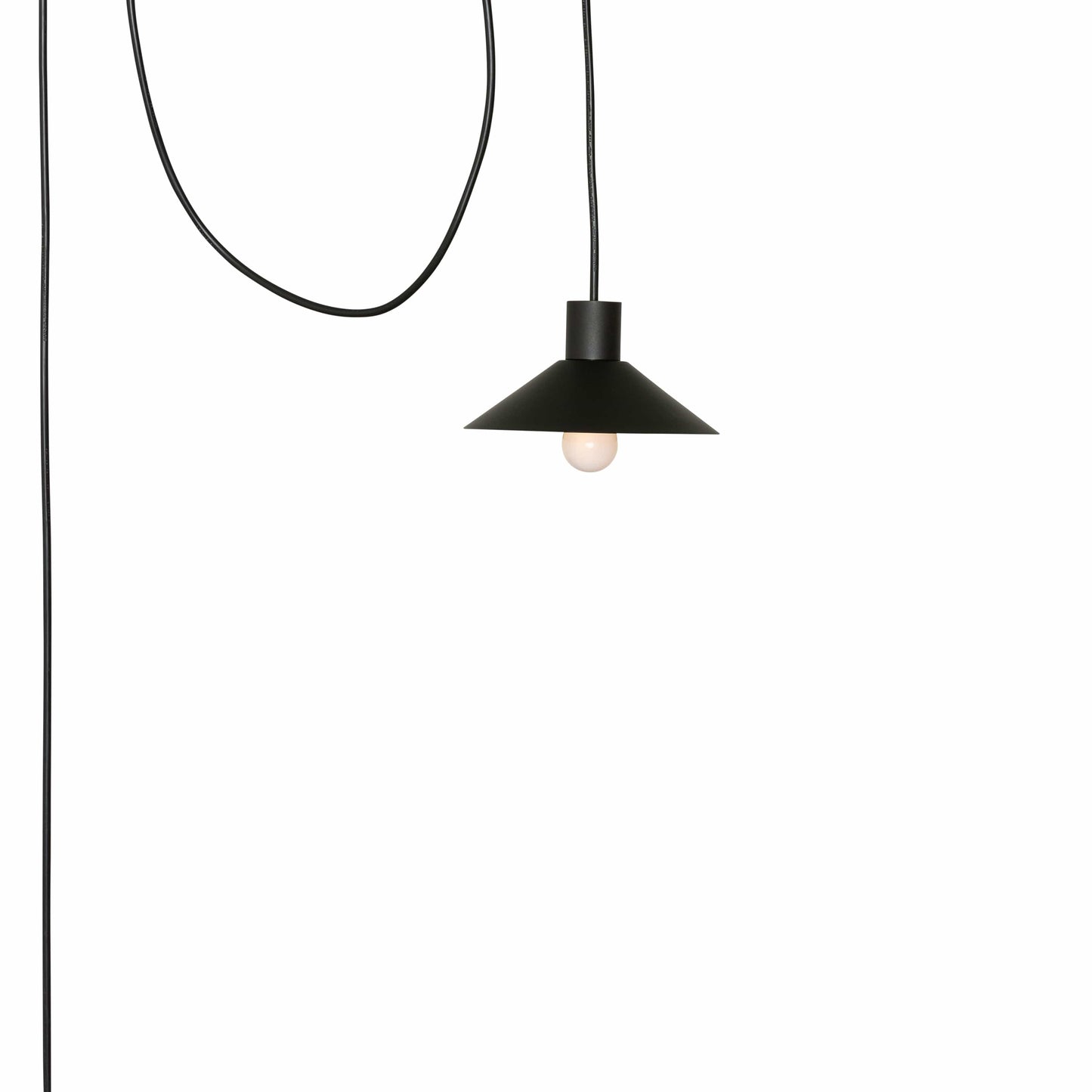 AiO Outdoor Pendant with Mini Slope Shade