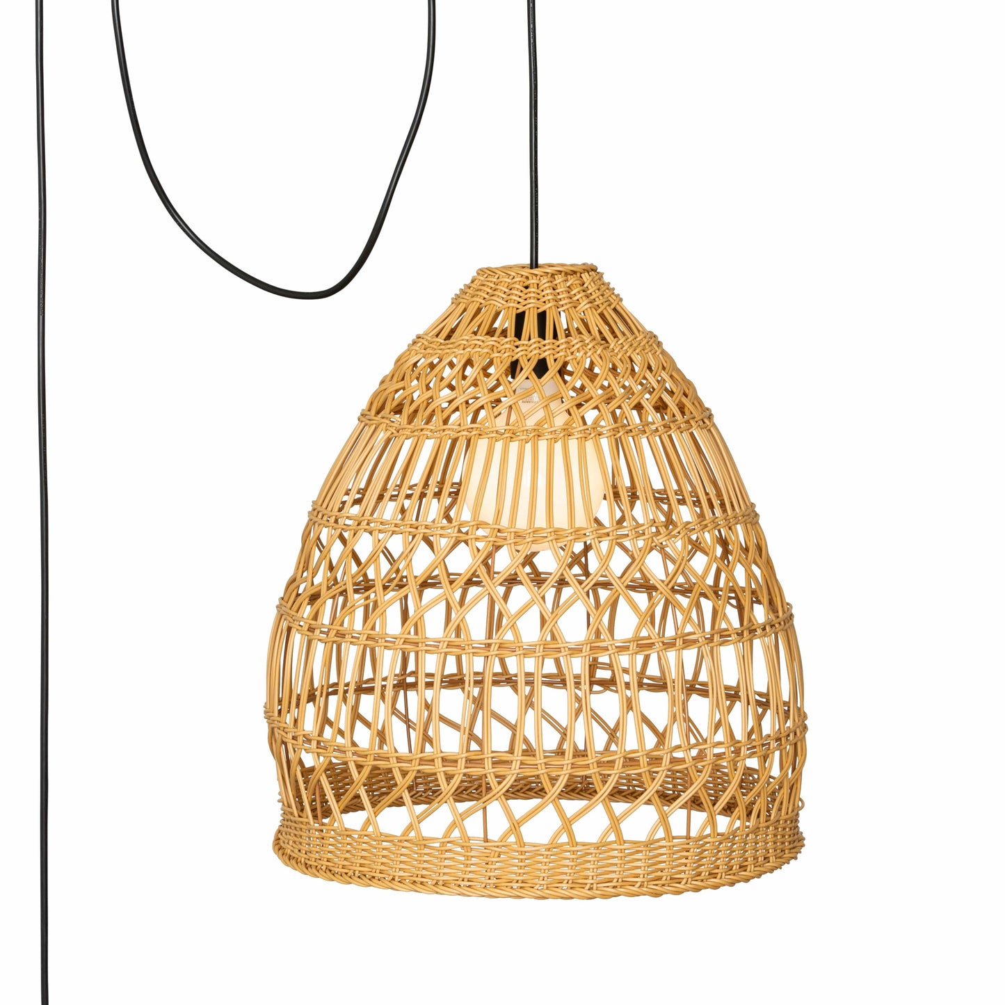 AiO Outdoor Pendant with Market Basket Shade