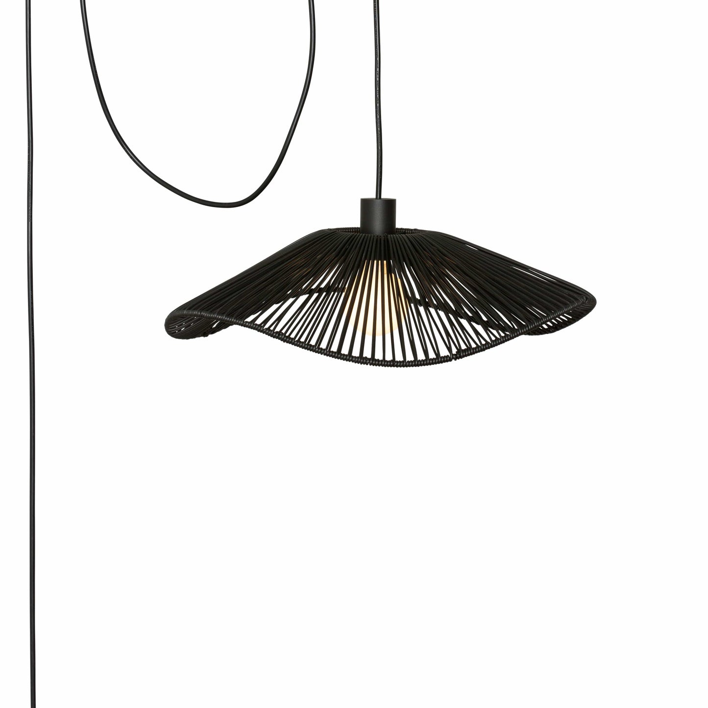 AiO Outdoor Pendant with Lasso Shade