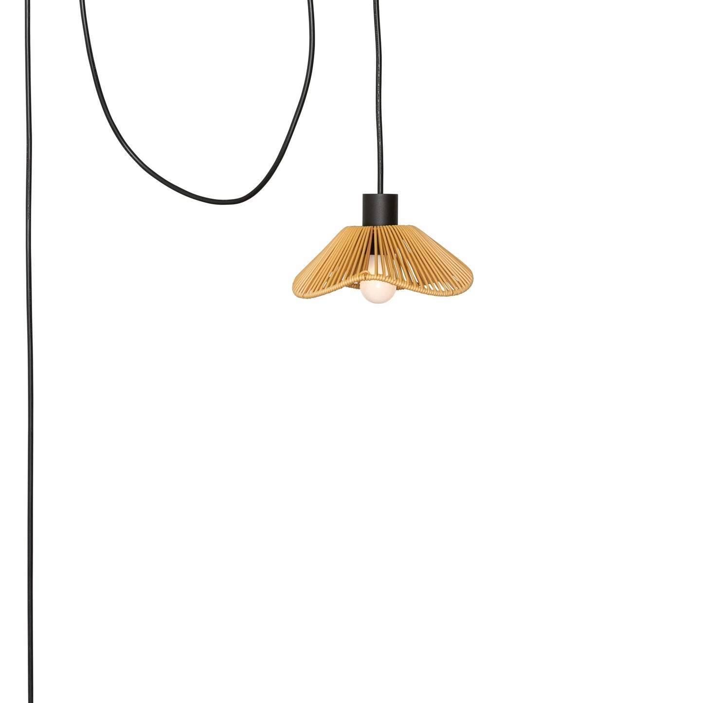 AiO Outdoor Pendant with Mini Lasso Shade