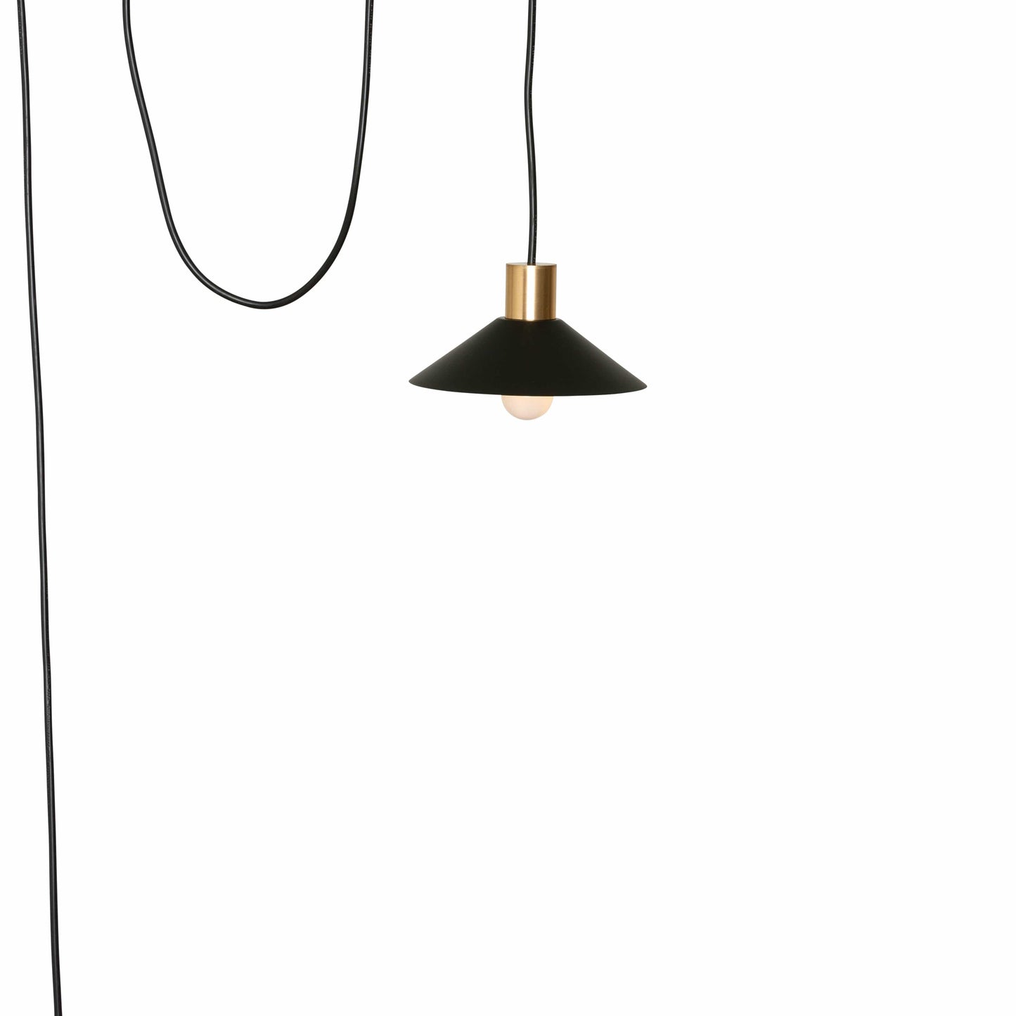 AiO Outdoor Pendant with Mini Slope Shade