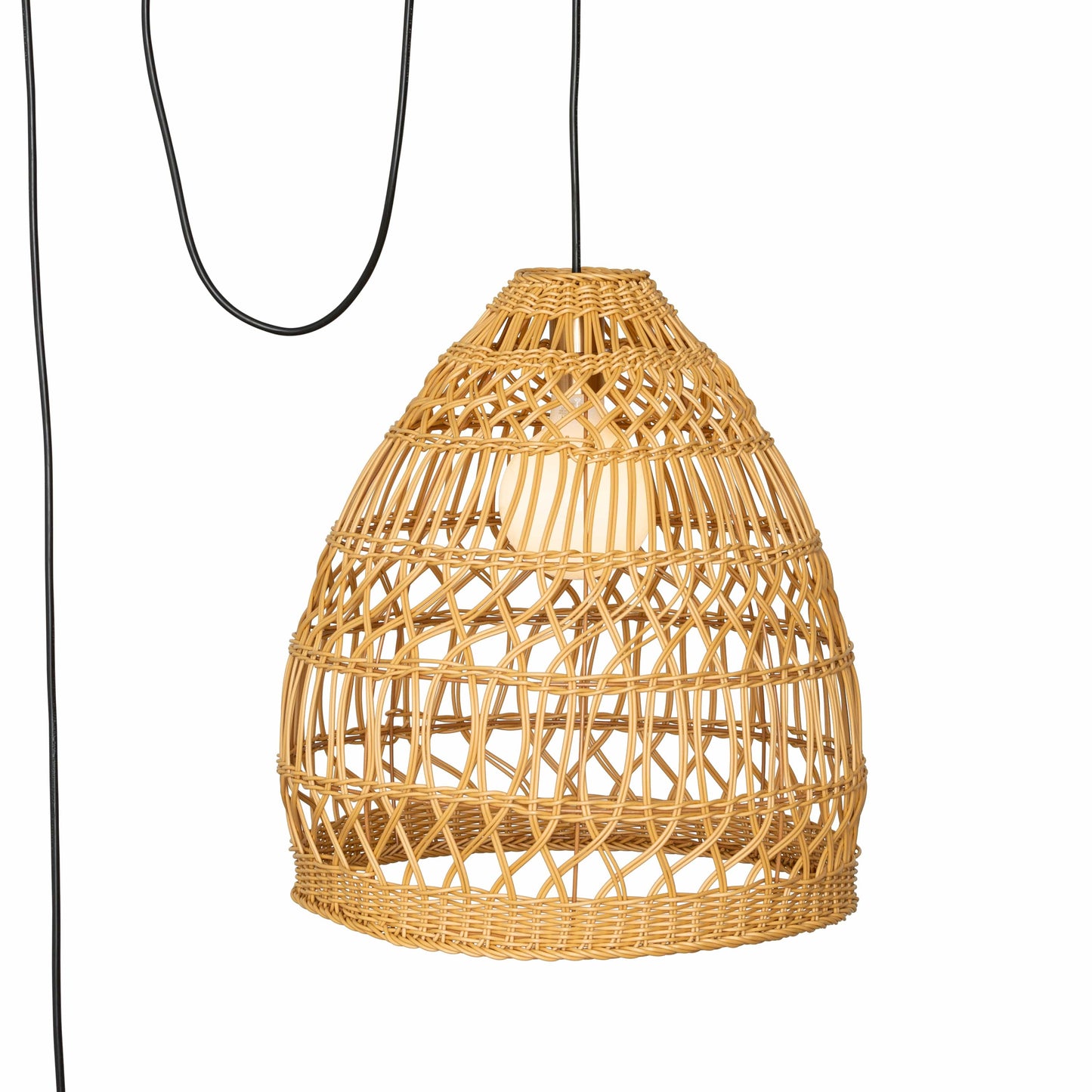 AiO Outdoor Pendant with Market Basket Shade