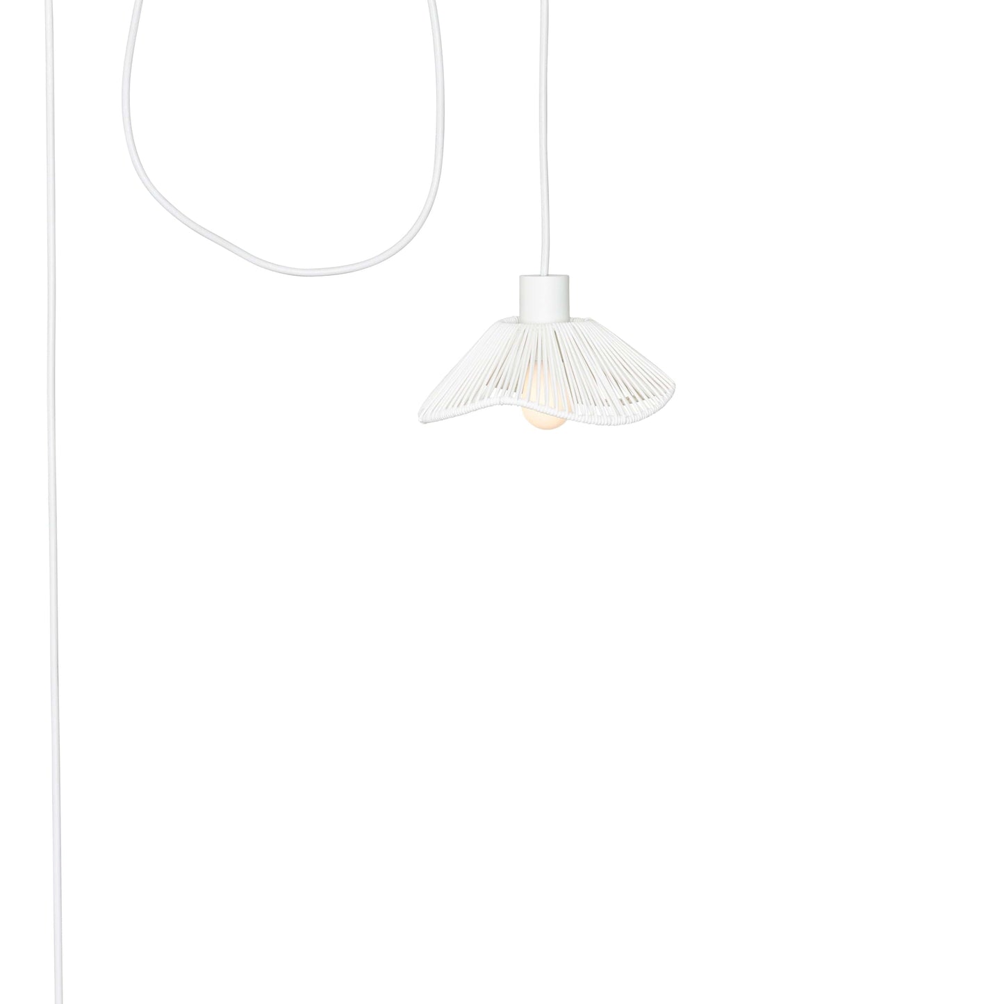 AiO Outdoor Pendant with Mini Lasso Shade