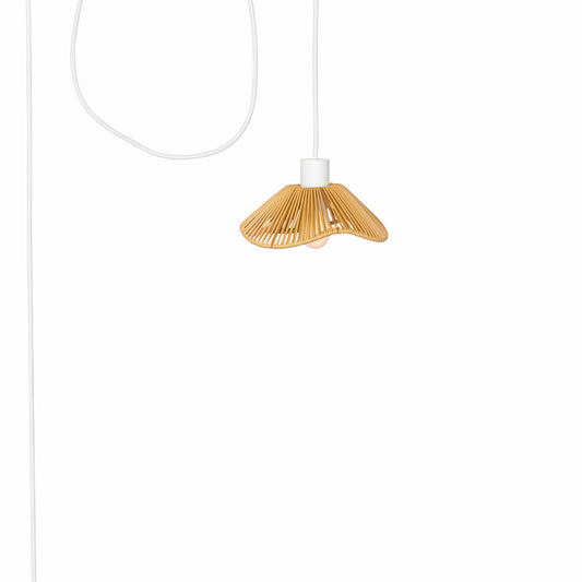 AiO Outdoor Pendant with Mini Lasso Shade