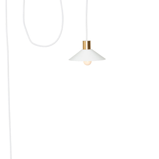 AiO Outdoor Pendant with Mini Slope Shade