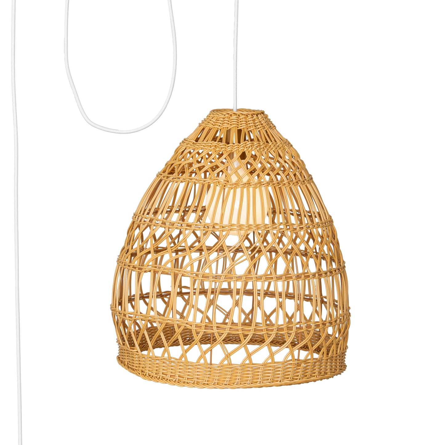 AiO Outdoor Pendant with Market Basket Shade