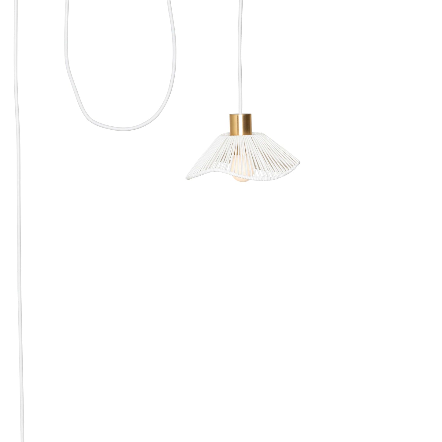 AiO Outdoor Pendant with Mini Lasso Shade