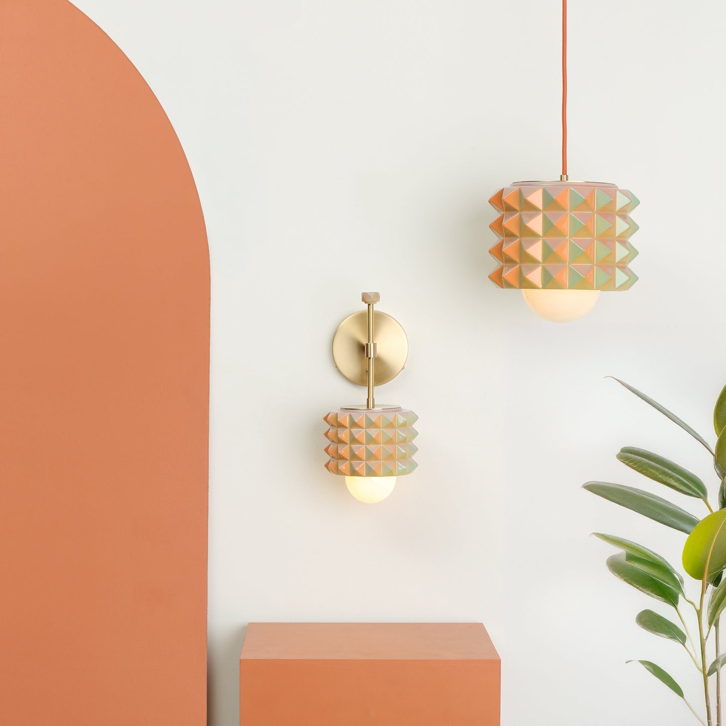 Prism Pendant Light | Modern Science Project + Color Cord Company