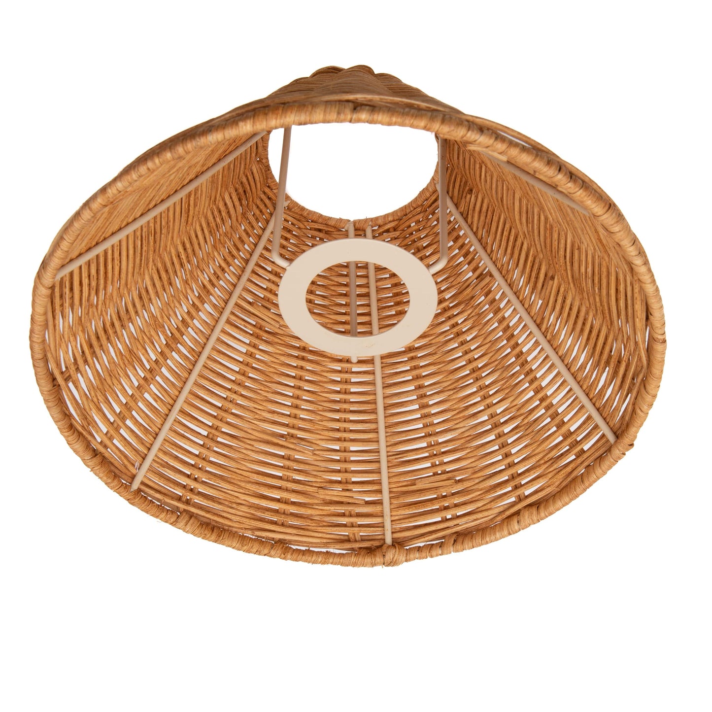 Small Wicker Empire Shade