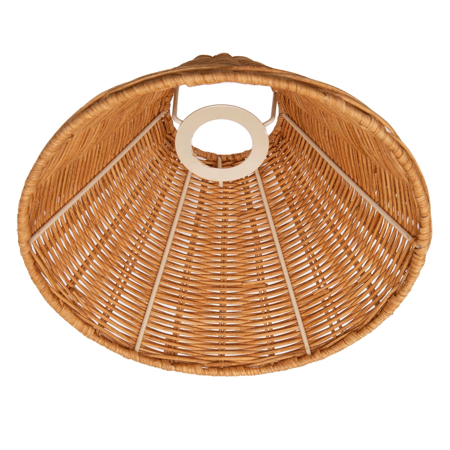 Small Wicker Empire Shade