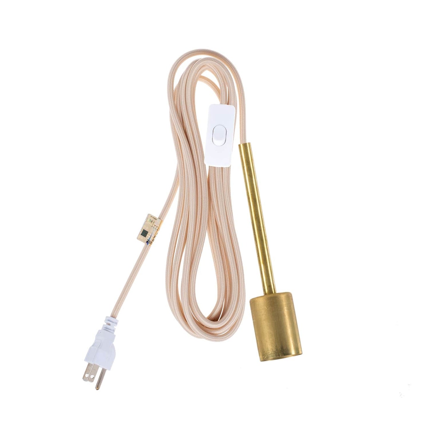 Pendulum Brass Chroma Plug-In Cord Set