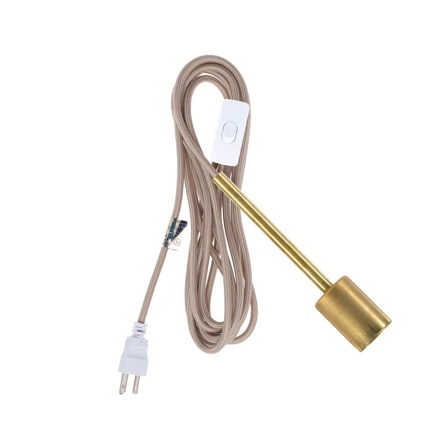 Pendulum Brass Chroma Plug-In Cord Set