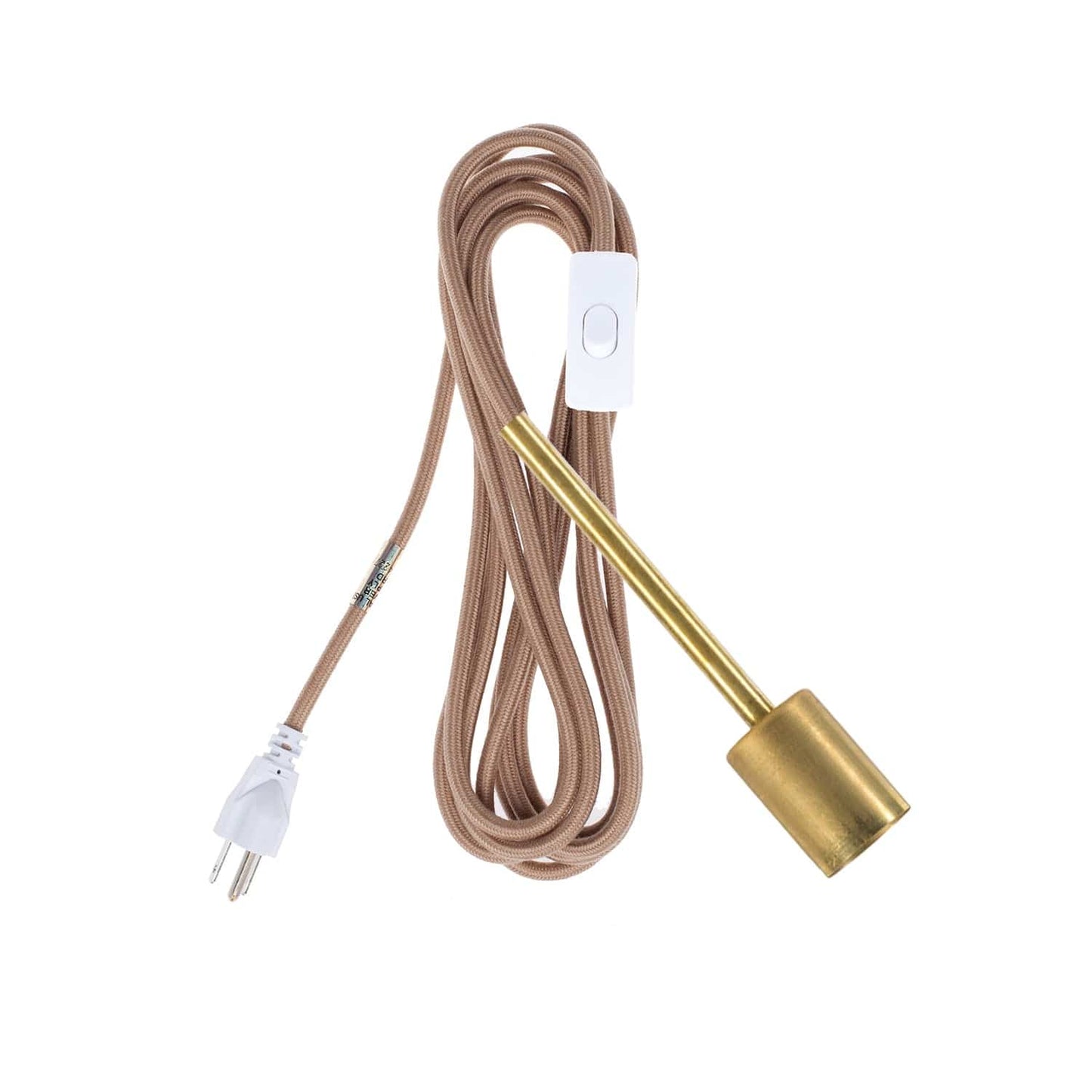 Pendulum Brass Chroma Plug-In Cord Set