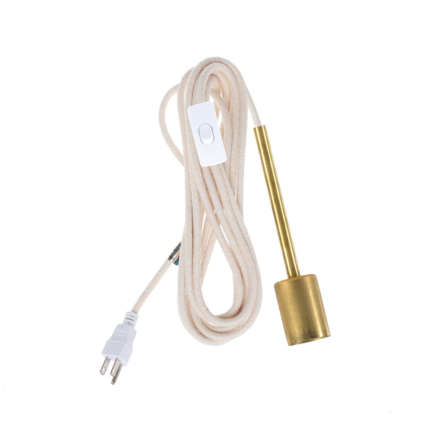 Pendulum Brass Chroma Plug-In Cord Set