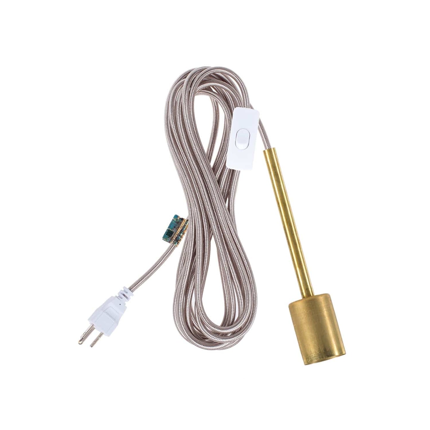 Pendulum Brass Chroma Plug-In Cord Set