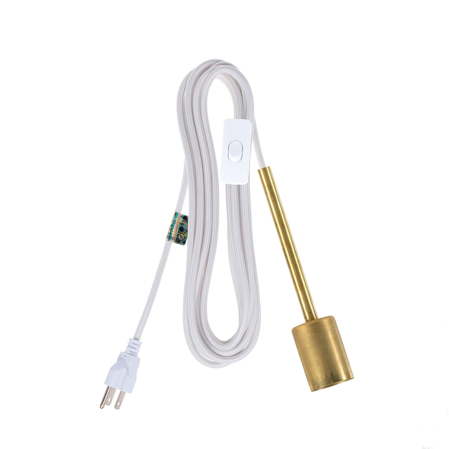 Pendulum Brass Chroma Plug-In Cord Set