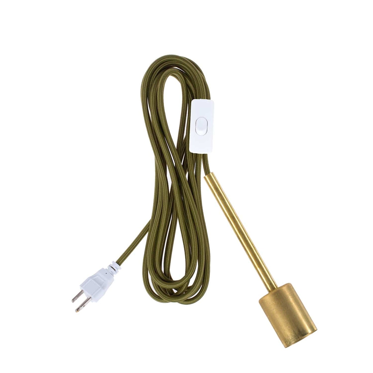 Pendulum Brass Chroma Plug-In Cord Set