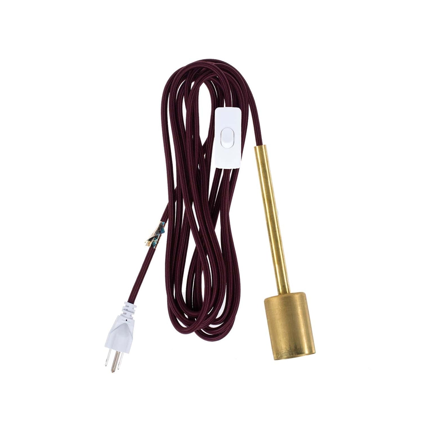 Pendulum Brass Chroma Plug-In Cord Set