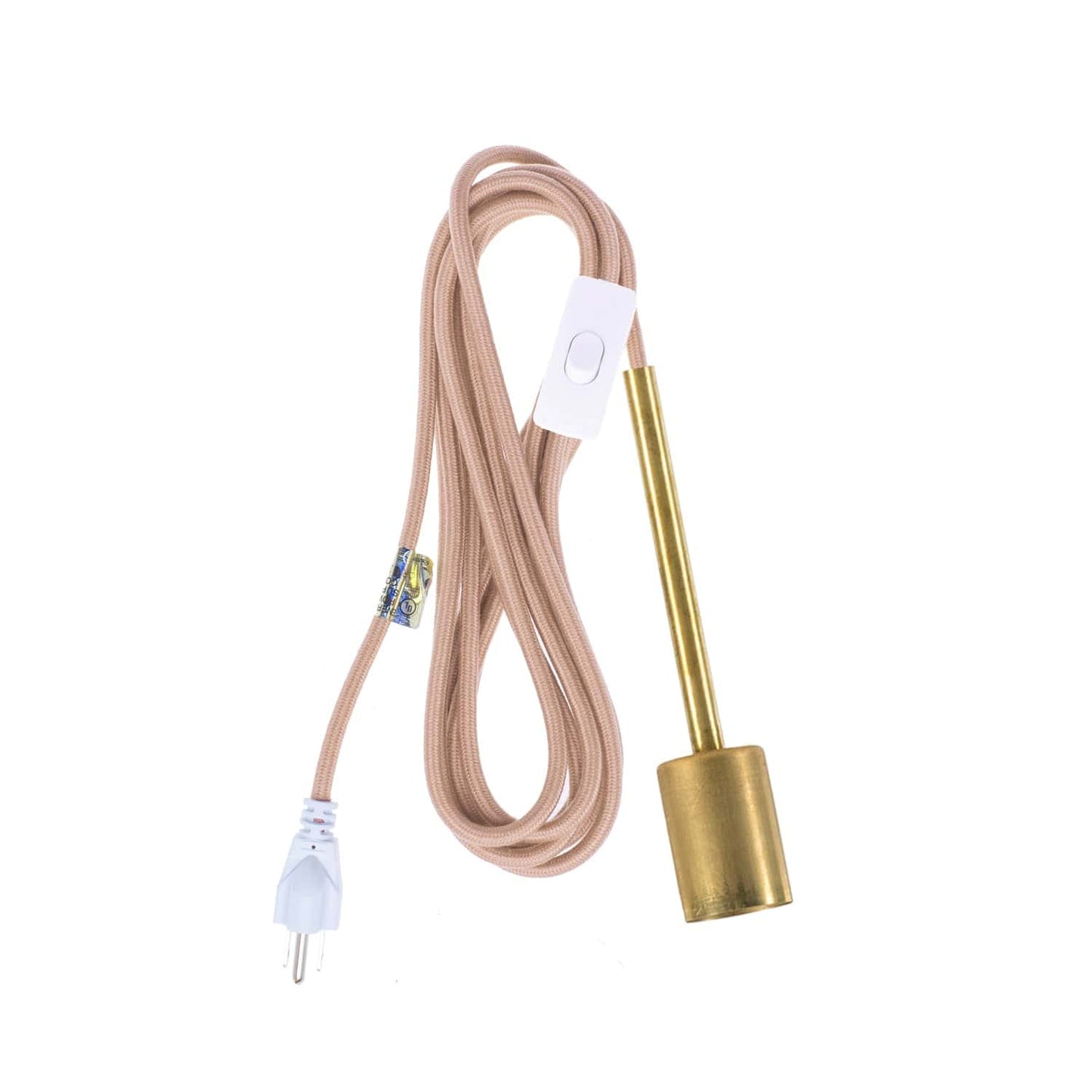 Pendulum Brass Chroma Plug-In Cord Set