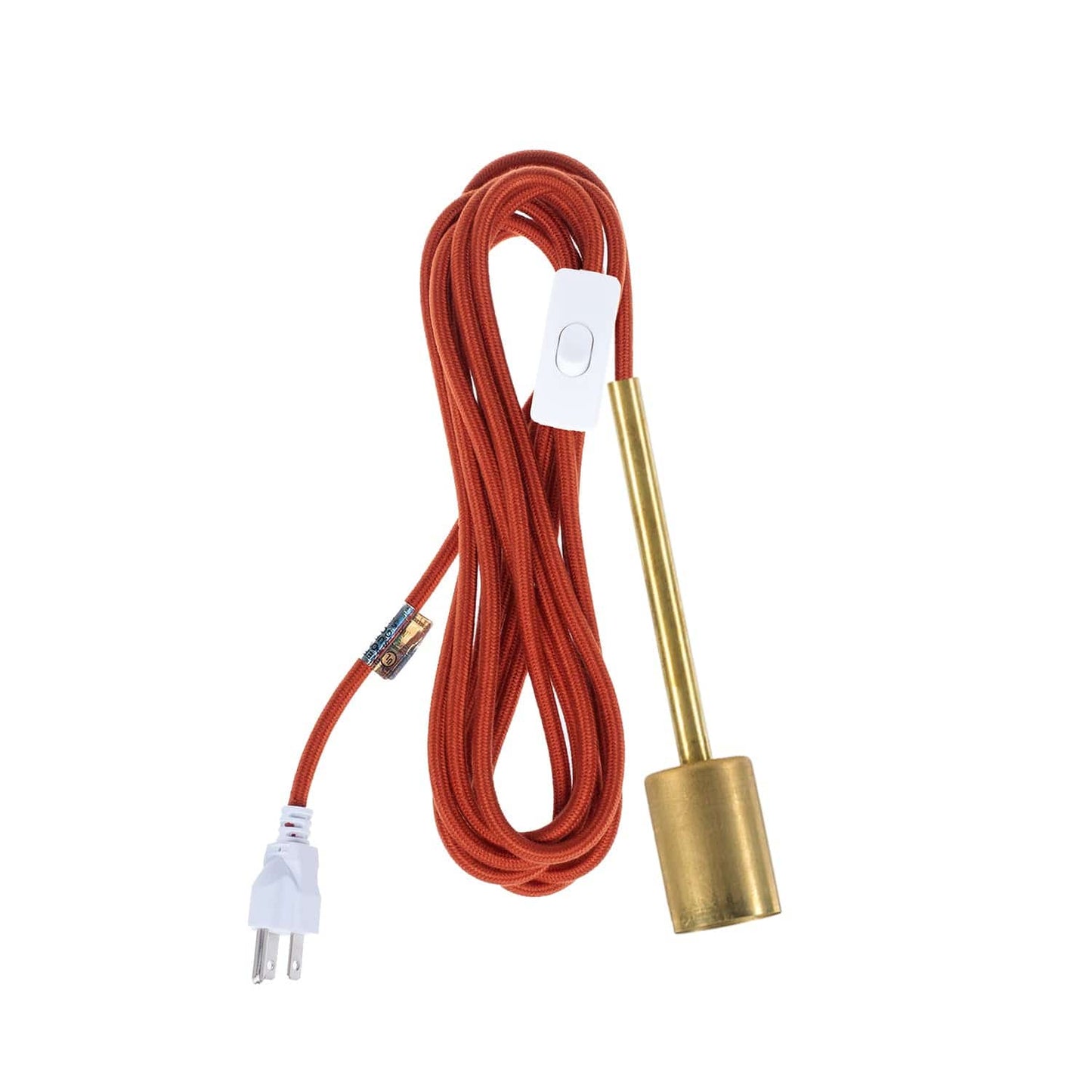 Pendulum Brass Chroma Plug-In Cord Set