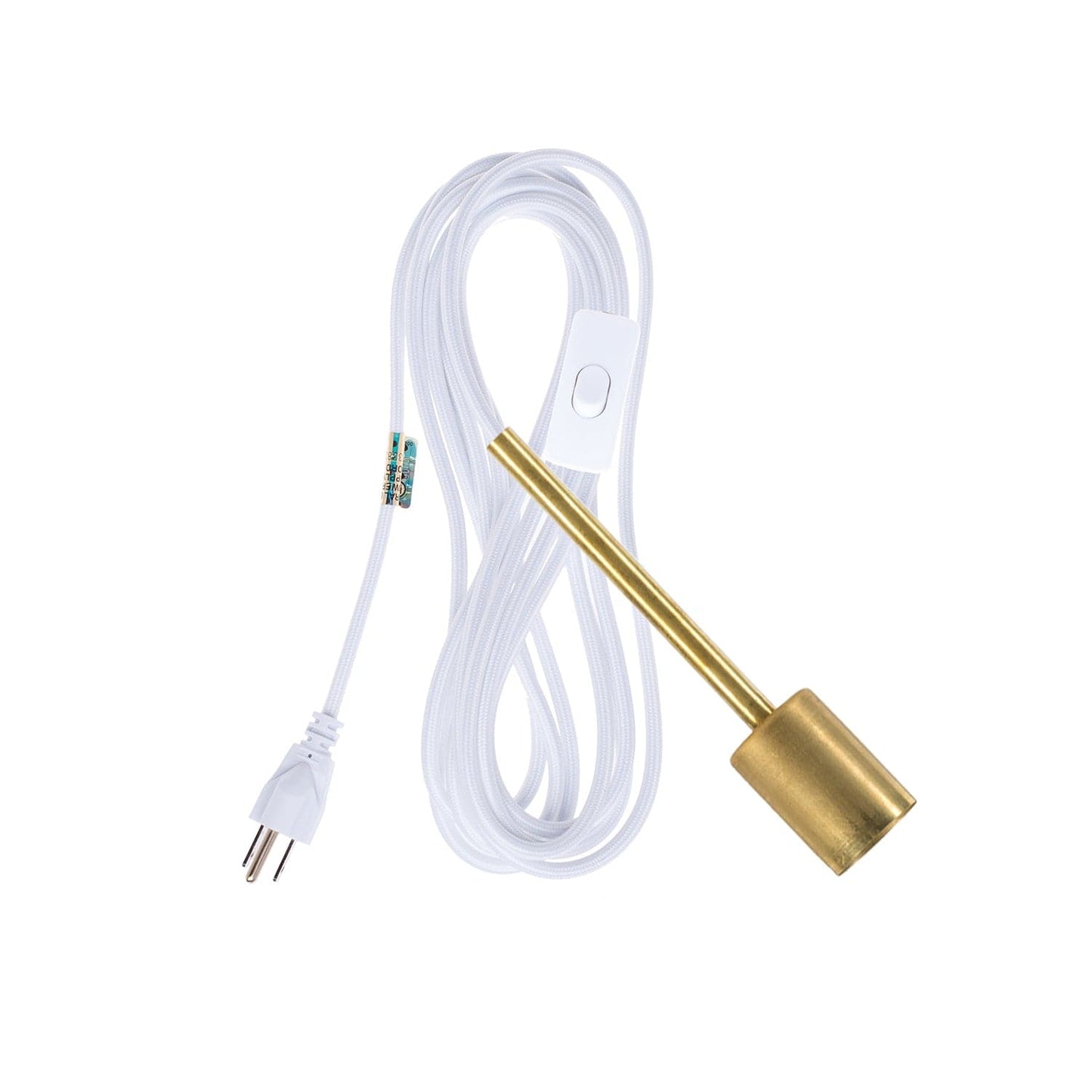 Pendulum Brass Chroma Plug-In Cord Set