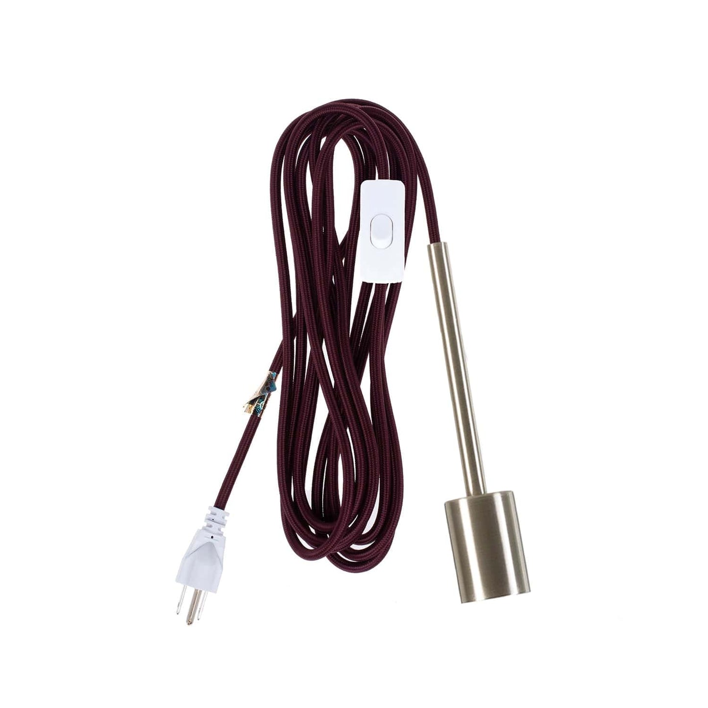 Pendulum Brushed Nickel Chroma Plug-In Cord Set